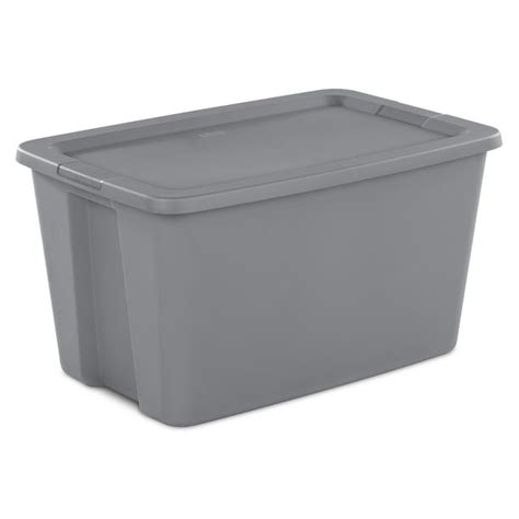 sterilite 30 gal 114 l tote box steel|sterilite 30 gallon storage container.